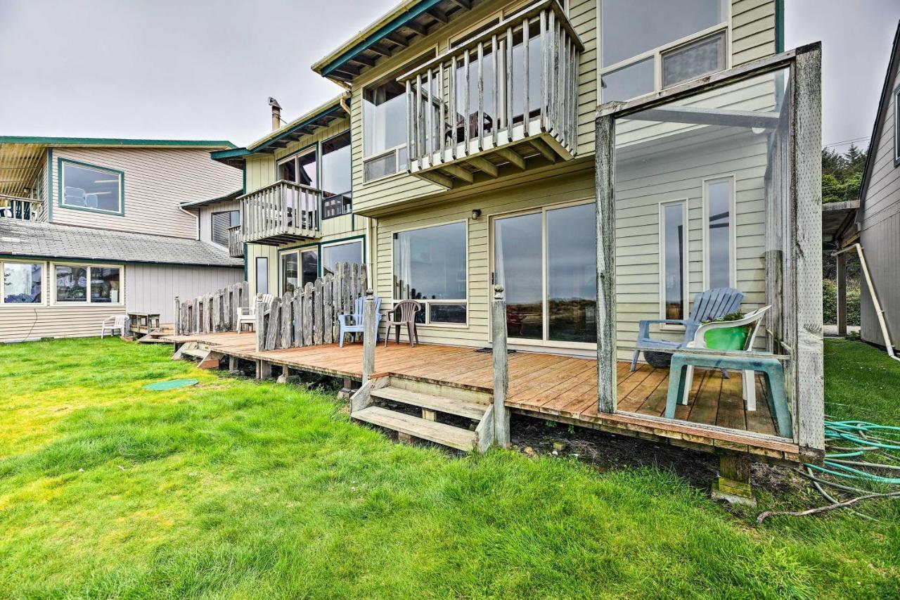 Sanderling Sea Cottages, Unit 3 With Private Balcony Waldport Extérieur photo